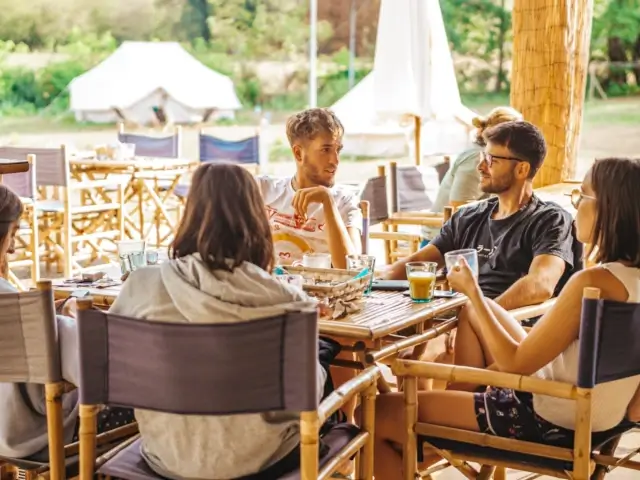 camping nature dordogne terrasse