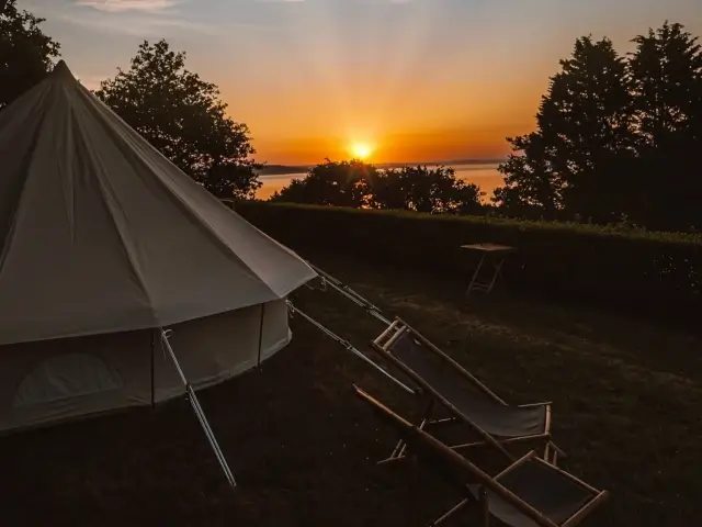 Bretagne bord de mer la nuit