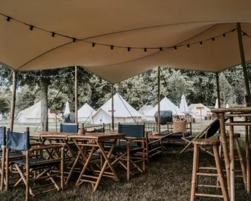 camping nature terrasse chateau de la loire