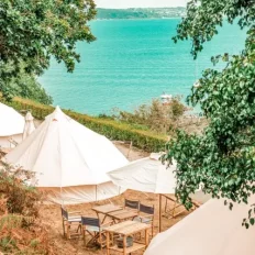 Nature camp crozon vue mer